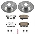 thumbnail image 3 of PowerStop Rear Z26 Street Warrior Carbon-Fiber Ceramic Brake Pad and Drilled and Slotted Rotor Kit Fits: ACURA HONDA ISUZU Select Models K709-26, 3 of 9