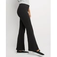 thumbnail image 2 of Hanes Jersey Flare Pants Women's Stretch Sweatpants Soft Originals 31 Inseam, 2 of 3