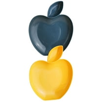 GOOHOCHY Creative Plastic Dinner Plate for Home in Assorted Colors Useful for Daily Life and Various Occasions 2pcs