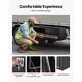 thumbnail image 6 of KFFKFF Underbody Truck Tool Box, 60 x 18 x 18 Inch Heavy-Duty Steel Storage Box with Lock & Keys, Weather-Resistant Trailer Organizer with T-Handle for Trucks, Vans, SUVs, Black, 6 of 9