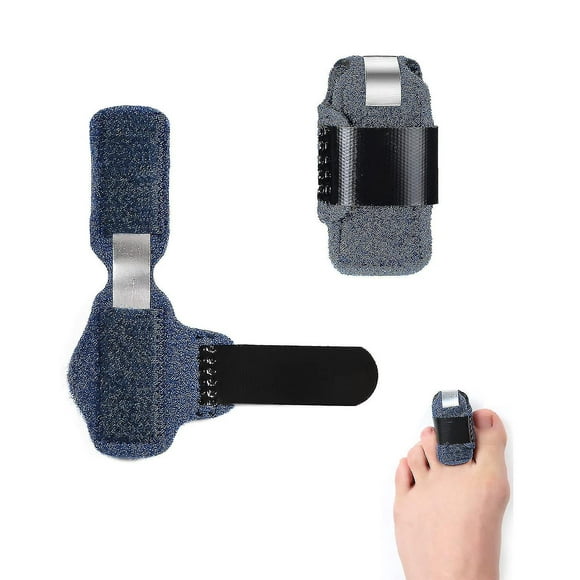 1 Pair Toe Splint Broken Toe Brace, Toe Straightener For Hammer Toe, Curled Toe, Broken Toe Support Toe Wraps