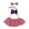 thumbnail image 2 of Aoznliie Goose Outfit, 4th of July Patriotic Swimsuit Set for 23 Inch Porch Goose, Red White Blue Bikini Clothes for Independence Day Lawn Decor, 2 of 7