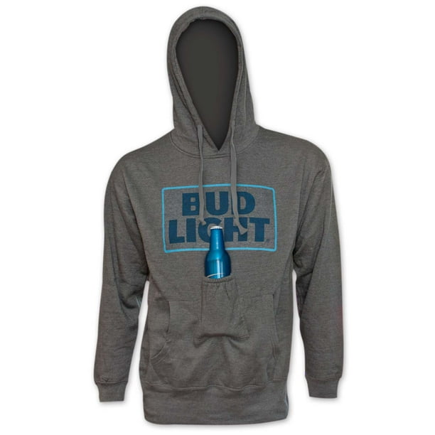 Bud Light 23622-Medium Bud Light Beer Pouch Hoodie - Medium