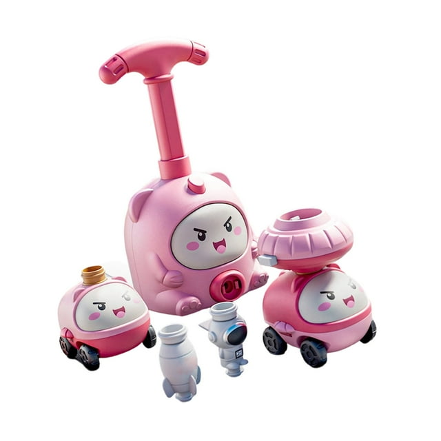 Balloon Powered Diy Car Kits - Animal Shaped Toy Cars That Slide, Aerodynamic Science Building Kit for Creative And Educational Play