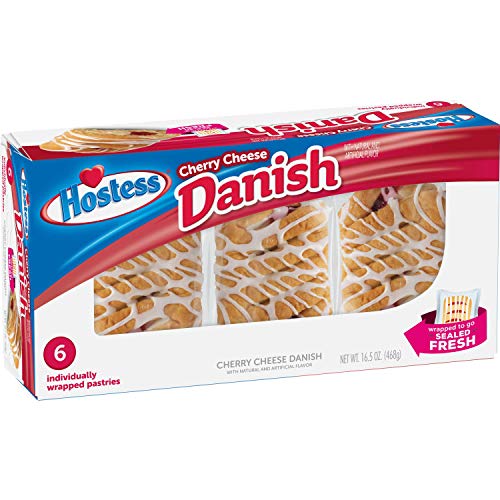 Hostess Cherry Cheese Danish Individually Packaged 36 Count