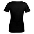 thumbnail image 5 of Fiudx Camisetas para Mujer Camiseta de Manga Corta Holgada con Cuello En V Liso a La Moda para Mujer, 5 of 5