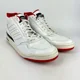 thumbnail image 1 of Ad-id-as Mens White Red High Top Basketball Shoes Sneakers Size 17 US EVM 004001, 1 of 6