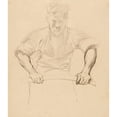 thumbnail image 2 of Albert Besnard 12x14 Black Ornate Wood Framed Double Matted Museum Art Print Titled: Human Study for One of the Pharmacy School Panels (1883), 2 of 5