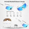 thumbnail image 4 of Gafas Deportivas OULAIQI Polarizadas Ligeras UV400 Unisex, 4 of 6