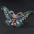 thumbnail image 3 of Sonducket Broche de mariposas de colores Vintage exquisito para mujer-aleación resistente y duradera xz4648D Type3 NO3, 3 of 6
