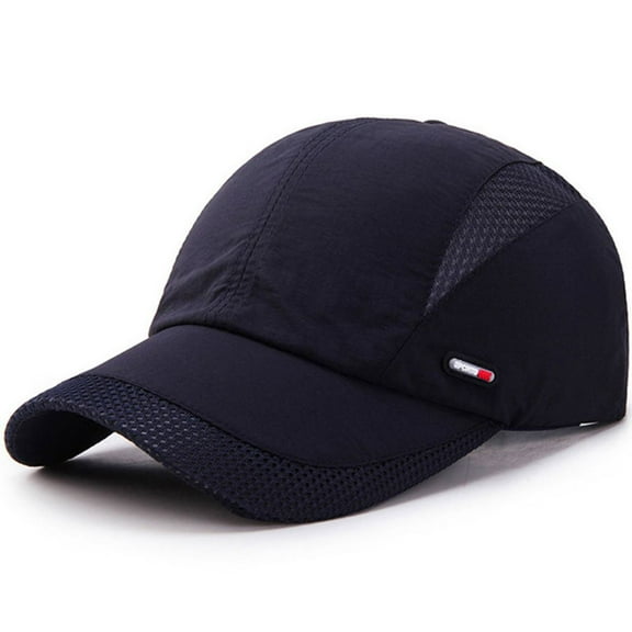 Men Women Mesh Baseball Cap Basecap Trucker Cap Sport Golf Cap Summer Hat,Dark Blue