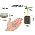 thumbnail image 2 of 30mm Seed Starter Peat Pellets Pods for Seedlings- Compressed Seed Starting Pellets Seed Starter Pods, Seed Starter Pellets Soil Pods for Garden Planting Herb Flower Vegetables (50 Pcs ), 2 of 7