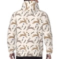 thumbnail image 3 of Bingfone Retro Rabbit Men's Drawstring Hoodie Long Sleeve Pocket Sweatshirts-X-Large, 3 of 6
