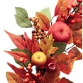 thumbnail image 4 of Leaves and Apples Wreath, Multicolor, 24", Fall by Way To Celebrate, 4 of 5