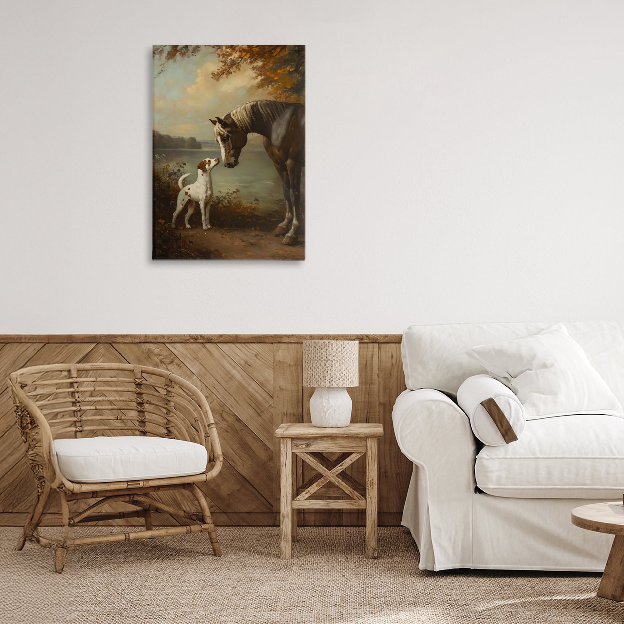 Stupell Industries Autumn Companions Hunting Party Canvas Wall Art, design by Petal Prints Design