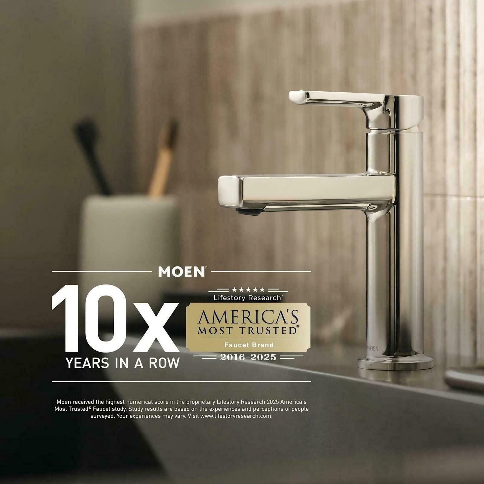 Moen Chrome One-Function 8" Diameter Spray Head Eco-Performance Rain shower