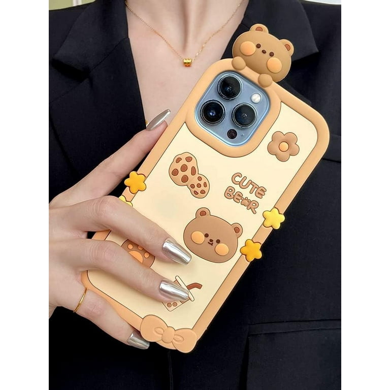 Custodia IPhone 11 PRO Max Bear Village - TPU Silicone, Design Cuore, Trasparente - Foto 7