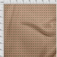 thumbnail image 3 of oneOone Cotton Poplin Peach Fabric Floral Block Sewing Craft Projects Fabric Prints By Yard 42 Inch Wide, 3 of 4