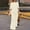 Beige, variant on Womens Short Sleeve Two Piece Linen Cotton Outfit Solid V Neck Top Drawstring Wide Leg Pants Side Pocket High Waist Loose Casual Matching Set Tracksuit
