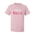 thumbnail image 3 of Normal Isn't Coming Back Jesus Is Inspirational/Christian Men's Graphic T-Shirt, Light Pink, Small, 3 of 5