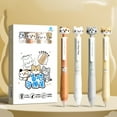 thumbnail image 2 of kqpdfe 4 Pcs Stylos Effaçables Mignons en Forme de Chat Stylos Rétractables Stylo à Encre Gel Effaçable Kawaii Pointe 0,5 mm Encre Noire/bleue Stylo d'Écriture pour Femmes Filles Garçons Hommes École 2ml, 2 of 7