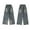Z6 Blue, variant on REDARER Girls Embroidered Jeans Wide Leg Denim Pants with Heart Design, Elastic Waist Loose Fit Casual Pants for Kids Spring,7-8 Years