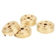 thumbnail image 1 of Wheel Hub Counterweight, Stable High Strength RC Brass Wheel Weights Easy To Install Front Rear Axle  For FCX24 1/24 RC Cars, 1 of 8