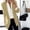 Khaki, variant on Clearance Women Lapel Cape Cloak Long Coat Blazers Ladies Casual Office Suit Outwear