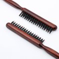 thumbnail image 3 of Cepillos para el pelo de salón profesional, cepillos para el pelo con cerdas de jabalí, peine de madera de línea fina, extensión de cepillo para el pelo, herramientas de peinado para peluquería DIY, 3 of 6