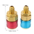 thumbnail image 3 of SHISUYAN 2 PCS R134a Quick Connectors Auto Car Air Conditioning Quick Coupler Adapter, 3 of 8
