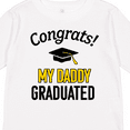 thumbnail image 4 of Inktastic Congrats My Daddy Graduated with Cap Boys or Girls Long Sleeve Toddler T-Shirt, 4 of 5
