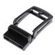 thumbnail image 2 of Cinturón de cuero de aleación para hombre con hebilla automática de repuesto para correa de cuero de 3,5 cm Negro mate, 2 of 9