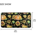 thumbnail image 3 of Area Rugs Carpet for Bedroom Floor Kitchen Rugs Thanksgiving Pumpkins and Sunflowers Door mat Bedside Runner Rug Living Room Washable Non Slip 39×20in, 3 of 7