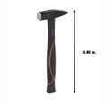 thumbnail image 5 of Picard Riveting Hammer BlackTec 200g - German Pattern, Cross Peen, Alloy Steel Head, Black Powder Coated, Low Vibration, Fiberglass Core Handle, Rubber Grip, 0032700-0200, 5 of 12