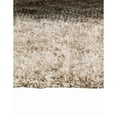 thumbnail image 3 of Harbinger 5 x 8 Shag Area Rug Eco Friendly Handwoven Fabric Blend Brown- Saltoro Sherpi, 3 of 5