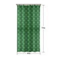 thumbnail image 5 of Green Christmas Snowflake Pattern Shower Curtain 36"x72" ,Bathroom Decorative Shower Curtains Set with 12 Hooks,Modern Waterproof Washable Shower Curtain, 5 of 6