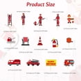 thumbnail image 3 of Event & party supplies,14 Pcs Fireman Cake Toppers Fire Truck Hydrant Cupcake Picks Cake Decoration Fireman Themed Happy Birthday Cake Toppers For Birthday Decoration, 3 of 9