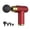 Red, variant on BIMZUC Fascia Massage Gun Portable Handheld Electric Deep Tissue Massager with 4 Replaceable Heads 6 Speeds, Silver-gray