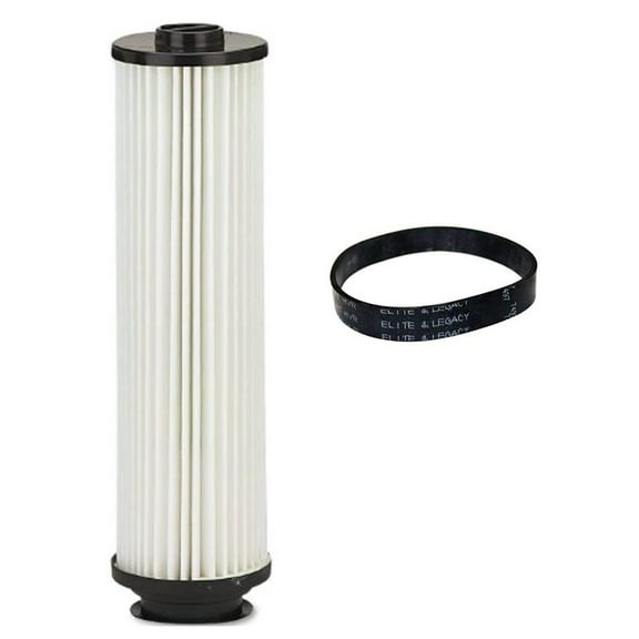 Replacement Part For Hoover WindTunnel, EmPower & Savvy Bagles Upright Model C1710900 Hepa Cartridge Filter With One Elite Flat Belt