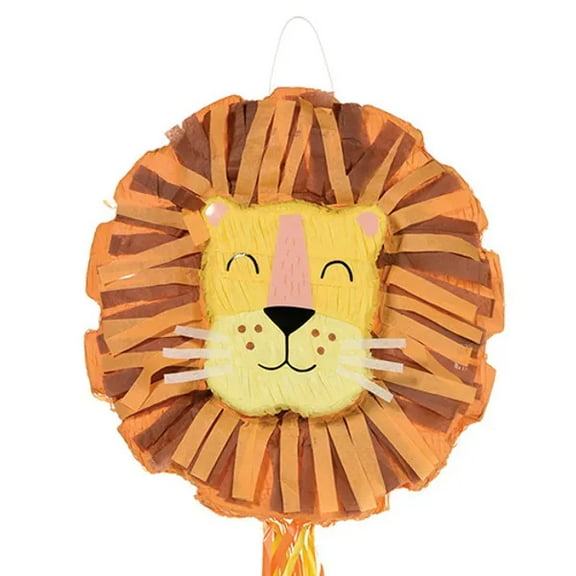 Ya Otta Get Wild Lion Pinata Party 15.5"x15.5"x7"