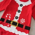 thumbnail image 6 of GCETTIC Newborn Baby Boys Girls Christmas Outfit Infant Xmas Romper Elf Santa Clothes 0-3 Months, 6 of 6