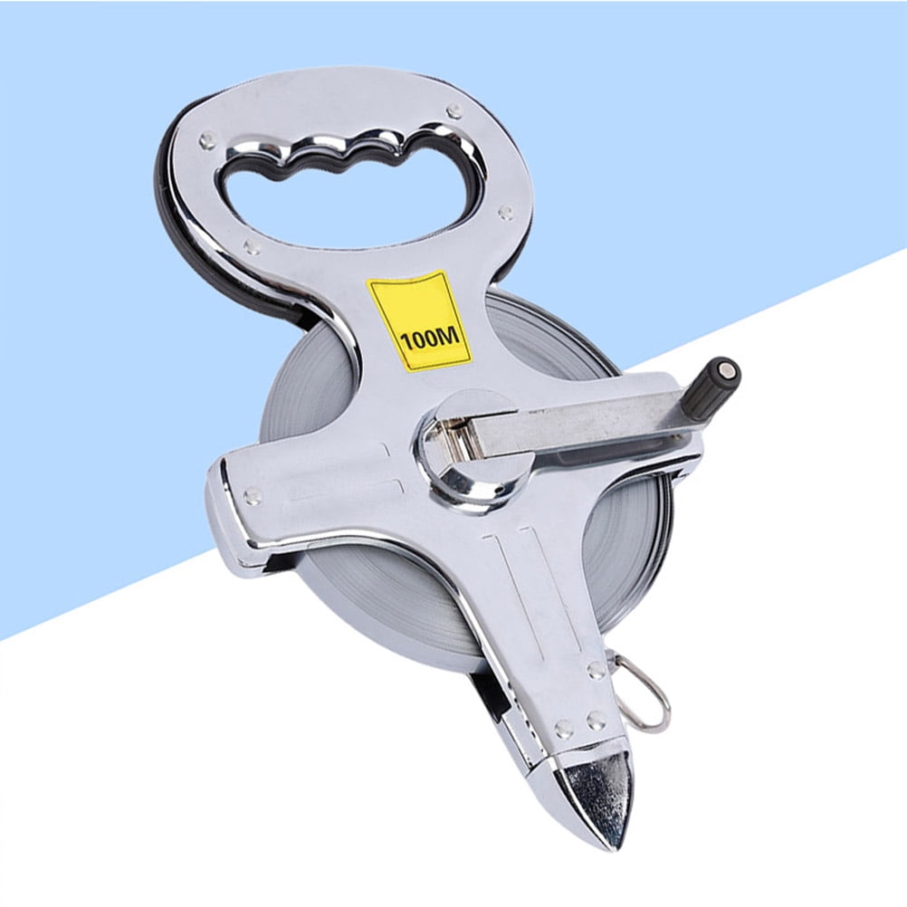MLINS Multipurpose Measuring Tape with Wear-resistant Belt for Professional and Daily Use 100m Silver