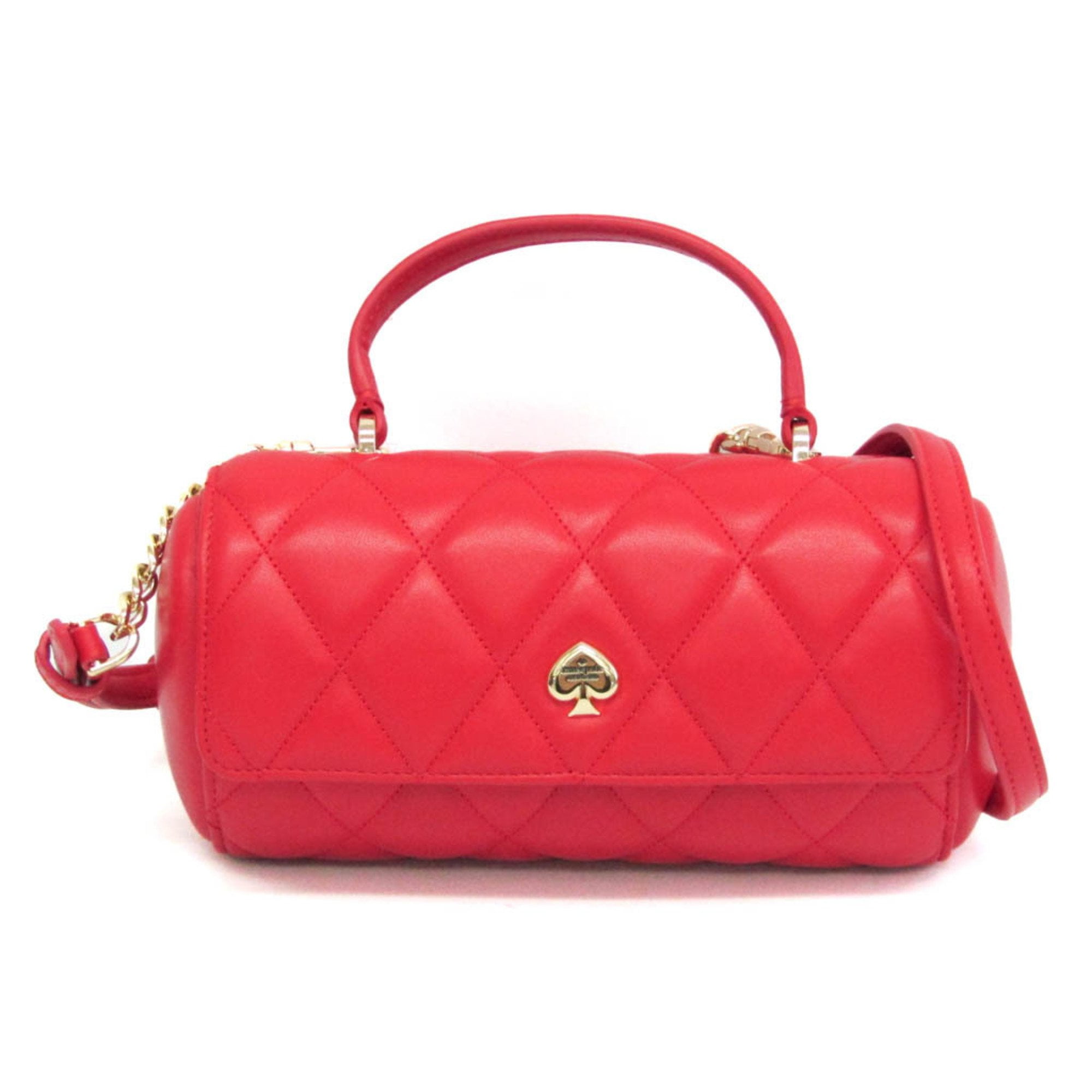 ksw1189⭐️新品未使用品⭐️KATE SPADE レッドレザー レディース Kate Spade New York Red Leather Satchel with Front Buckle