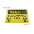 thumbnail image 2 of High Visibility Metal Patches Nuclear Radiation Warning Sign Effectively Identify Hazards Durable a, 2 of 5
