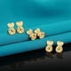 thumbnail image 2 of 9 Pares de Respaldos para Aretes, Elevadores de Respaldos para Aretes Pesados, Respaldos Ajustables HipoalergéNicos para Aretes (Dorado), 2 of 5