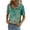Green02, variant on Dwralegc Women's Clothing Button Down V Neck Shirts Business Work Casual Outfits Dressy Solid Color Summer Spring Short Sleeve Top Yellow 2XL