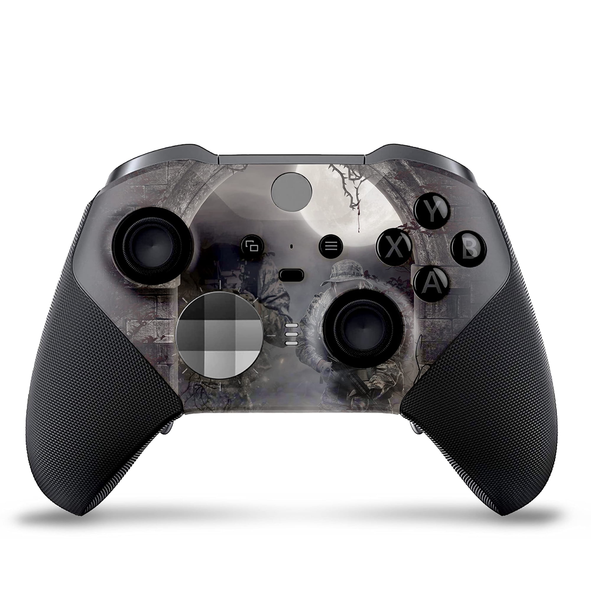 KanKanGou Custom Xbox Elite Style Controller - Compatible With Xbox Series X/S, One, White, With Accessories