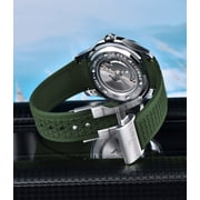 PAGANI DESIGN Automatic Mens Watch New Stainless Steel Mechanical Wrist Watch for Men, 100M Waterproof, Synthetic Sapphire Dial Glass, Rubber Strap, PD-YS031