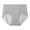 Gray, variant on Womens High Rise Seamless Cotton Briefs Wide Waistband Vertical Stitching Breathable Underwear