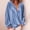 Sky Blue, variant on Endives Womens Long Sleeve Shirt Velvet Deep V Neck Tunic Sleeve Pullover Loose T Shirt Womens Top